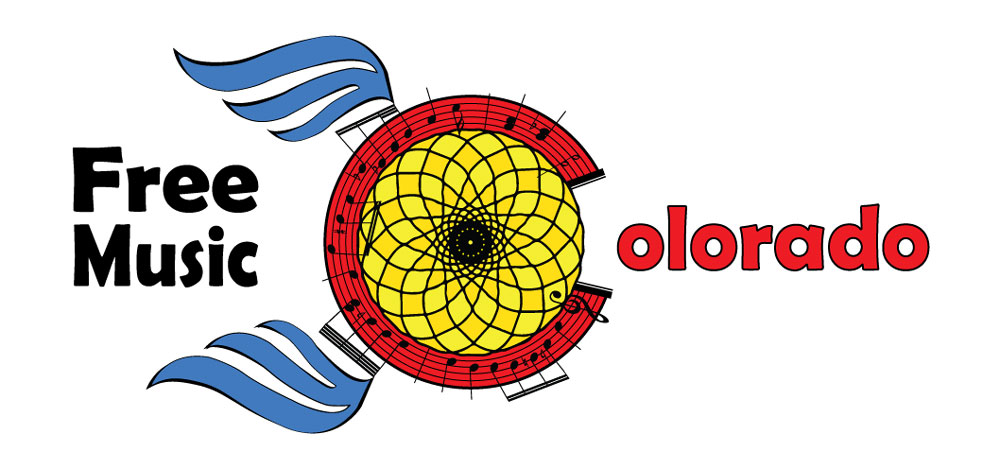 Free Music Colorado Banner Logo