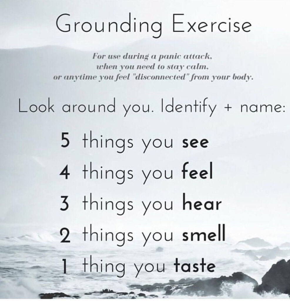 Grounding Exercise using the 5 senses